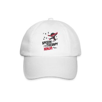 Speech Therapist Therapy Assistant - Baseball Cap - white/white - Front