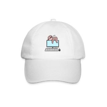 Computer Nerd Programmer Gift - Baseball Cap - white/white - Front