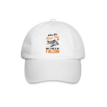 Falke Falkner Kestrel Falconry Falkner - Baseball Cap - white/white - Front