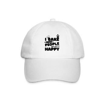 Baker Bakery Pastry Baking Pastry Chef - Baseball Cap - white/white - Front