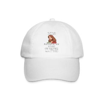 HERR ICH BRAUCHE EINE FRAU - Baseballkappe - Weiß/Weiß - Vorne