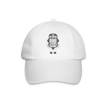 School Shirt, Influence Of A Good Teacher Never - Baseball Cap - white/white - Front
