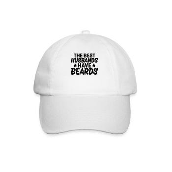 Father Beard Husband Papa Legend Full Beard - Baseball Cap - white/white - Front