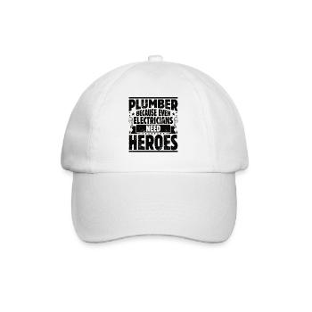 Heating Engineer Pump Valve Pressure Regulator Electrician - Baseball Cap - white/white - Front