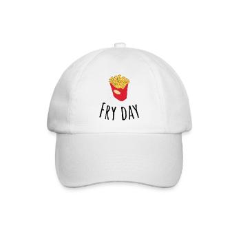 Fry day - Casquette classique - blanc/blanc - Devant