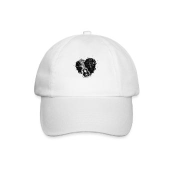 Ukulélé Joueur de ukulélé Ukuléléliste - Casquette classique - blanc/blanc - Devant