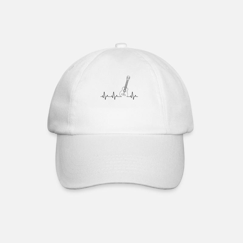 Ukulele Ukulele Player Ukulelist - Baseball Cap - white/white