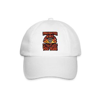 Feuerwehrmann Feuerwehr & Sprüche - Baseballkappe - Weiß/Weiß - Vorne