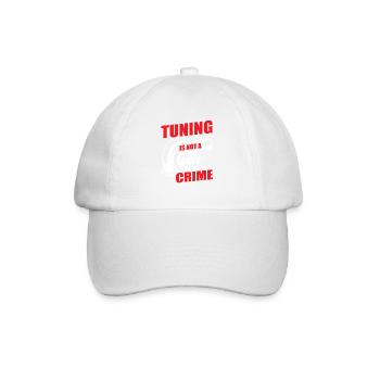 Tuner de voiture, Mécanicien automobile, Voiture de course, Tuning - Casquette classique - blanc/blanc - Devant
