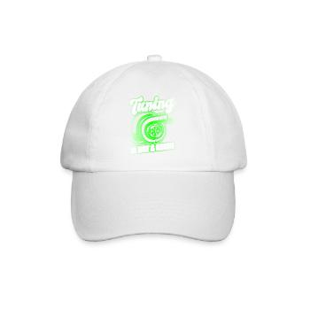 Tuner de voiture, Mécanicien automobile, Voiture de course, Tuning - Casquette classique - blanc/blanc - Devant