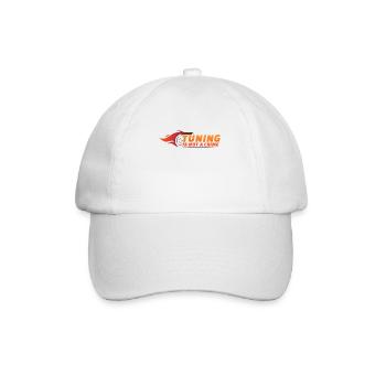 Tuner de voiture, Mécanicien automobile, Voiture de course, Tuning - Casquette classique - blanc/blanc - Devant