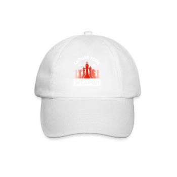 Chess Chess Player Tournament for Clever Minds - Baseball Cap - white/white - Front