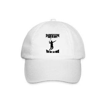 Badminton badminton fan badminton team badminton - Baseball Cap - white/white - Front