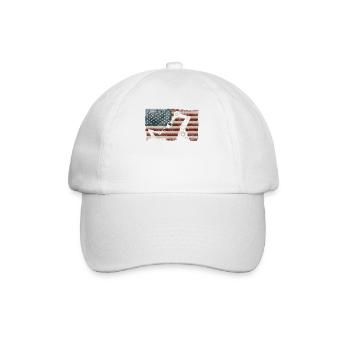 Ingénieur en robotique robotique américain - Casquette classique - blanc/blanc - Devant