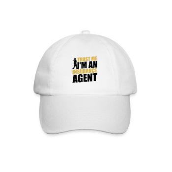 Versicherungsagent Gutachter Versicherungsmakler - Baseballkappe - Weiß/Weiß - Vorne