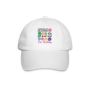 Tricoter à quoi je pourrais ressembler - Casquette classique - blanc/blanc - Devant