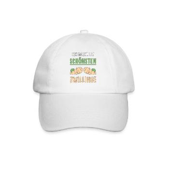 MACHE DIE SCHÖNSTEN ZWILLINGE - Baseballkappe - Weiß/Weiß - Vorne