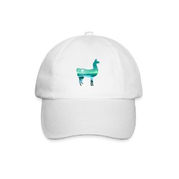 Lama - Baseballkappe - Weiß/Weiß - Vorne