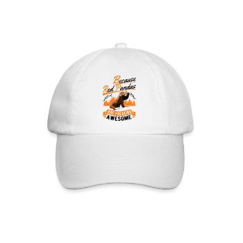 Red Panda Cadeau Panda Rouge - Casquette classique - blanc/blanc - Devant