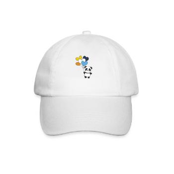 Aroace Flag Ballon Hearts Pride LGBTQ Panda - Casquette classique - blanc/blanc - Devant