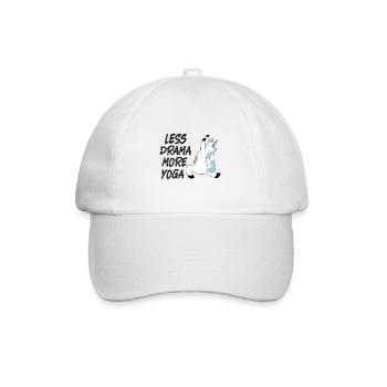 Meditation, Zen Yoga and Pilates - Baseball Cap - white/white - Front