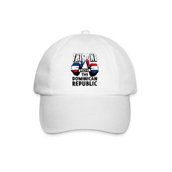 Drapeau de la République dominicaine Dom Rep Flag Tour - Casquette classique - blanc/blanc - Devant