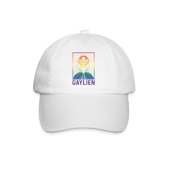 Gender Lesbian, Gay, Trans, Queer Rainbow - Baseball Cap - white/white - Front