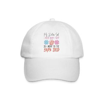 Tricoter Tricoter Mon médecin a dit que je - Casquette classique - blanc/blanc - Devant