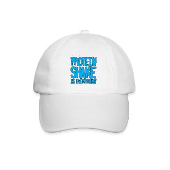 Shake protéiné est tout - Casquette classique - blanc/blanc - Devant