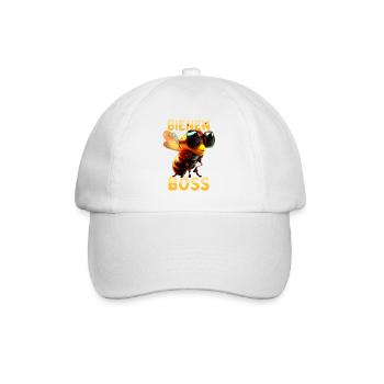 Bienenboss Honig Dealer Bienenzüchter Bienen Boss - Baseballkappe - Weiß/Weiß - Vorne