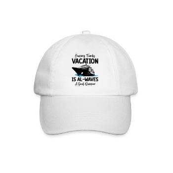 Fun Cruise Family Holiday Cruise Ship - Baseball Cap - white/white - Front