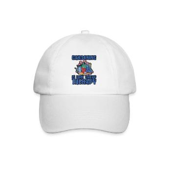 Gardening Is Dirt Cheap Therapy 3 - Baseball Cap - white/white - Front
