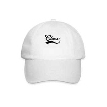 Lettrage d’échecs - Casquette classique - blanc/blanc - Devant
