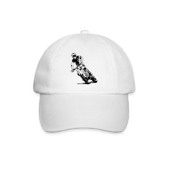 Supercross - Moto Cross - Motocross - Baseball Cap - white/white - Front