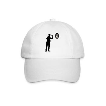 Darts Darts Player Darts Game Darts Darts Fan Cadeau - Casquette classique - blanc/blanc - Devant