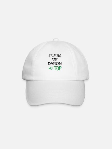 Je suis un daron au top - Casquette classique - blanc/blanc