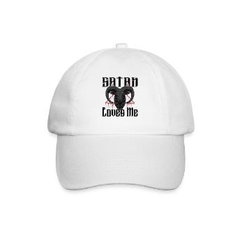 Satan Belzébuth Diable Gothique Pentagramme Mystique - Casquette classique - blanc/blanc - Devant