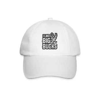 Jagen Jagdspruch & Jäger Geschenkidee - Baseballkappe - Weiß/Weiß - Vorne