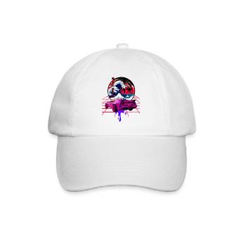 Big Wave au large de Kanagawa Retro Wave Sunset - Casquette classique - blanc/blanc - Devant