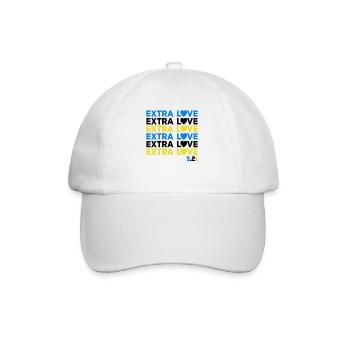 Down Syndrome Extra Chromosomes Extra Love - Baseball Cap - white/white - Front