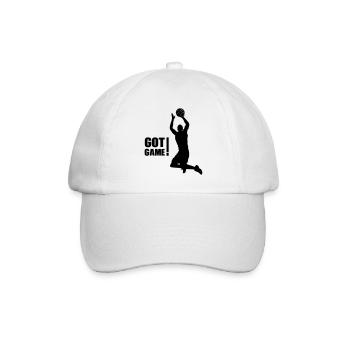 basket-ball - Casquette classique - blanc/blanc - Devant
