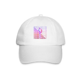 Figure Skating Club Girl Figure Skating - Baseball Cap - white/white - Front