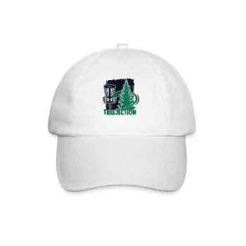 Treejection Basket Disc Golfer Frisbee Golf - Baseball Cap - white/white - Front