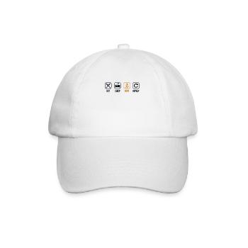 Eat Sleep Hunt Repeat Arrowhead Hunter - Baseball Cap - white/white - Front