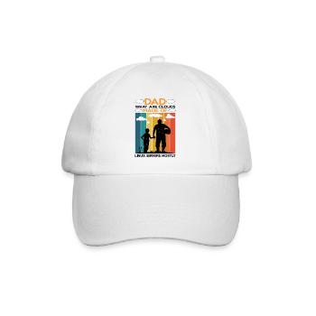 What Are Clouds Made Of, Linux Servers Mostly 7 - Baseball Cap - white/white - Front