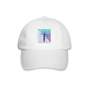 Calisthenics Street Workout Gymnastics Fitness - Baseball Cap - white/white - Front