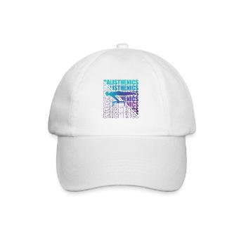 Calisthenics Street Workout Gymnastics Fitness - Baseball Cap - white/white - Front