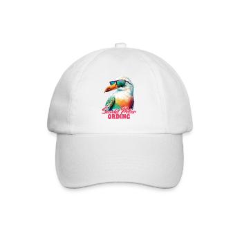 Sankt Peter Ording Holiday Seagull avec lunettes de soleil - Casquette classique - blanc/blanc - Devant