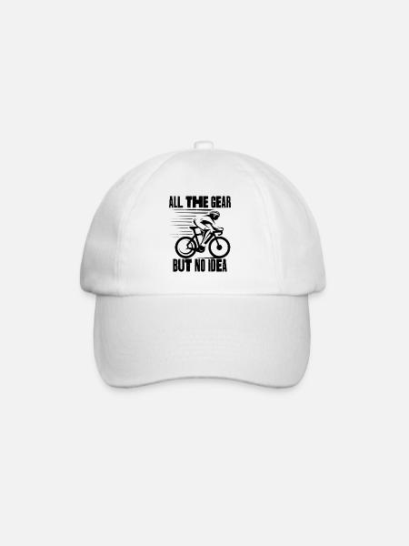 Tout le matériel aucune idée, Vélo - Casquette classique - blanc/blanc