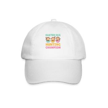 cute monkeys at Easter with Easter eggs monkey - Baseball Cap - white/white - Front